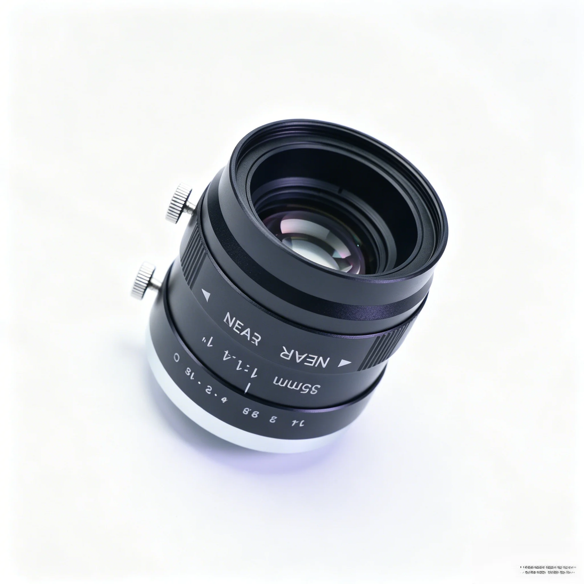 Durable 35mm Fixed Focus Lens with 5MP Resolution for Photography Manual Adjustable Aperture C-mount Lens