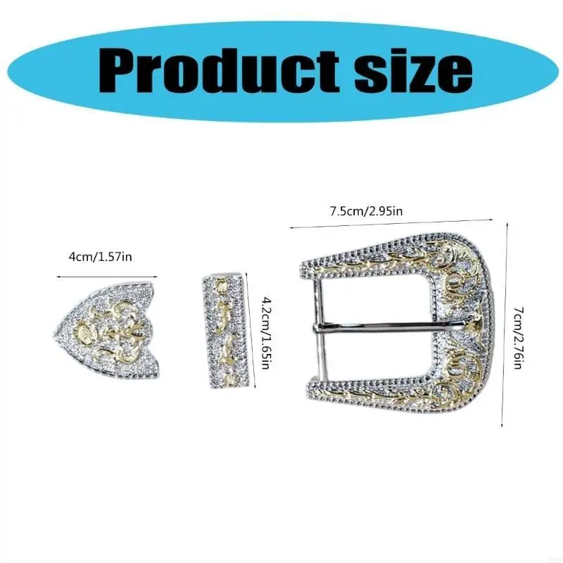 أبازيم حزام من قماش الدينيم الأصلي، أبازيم حزام منقوشة فريدة من نوعها، أبازيم حزام عصرية للارتداء اليومي واجتماعات العمل