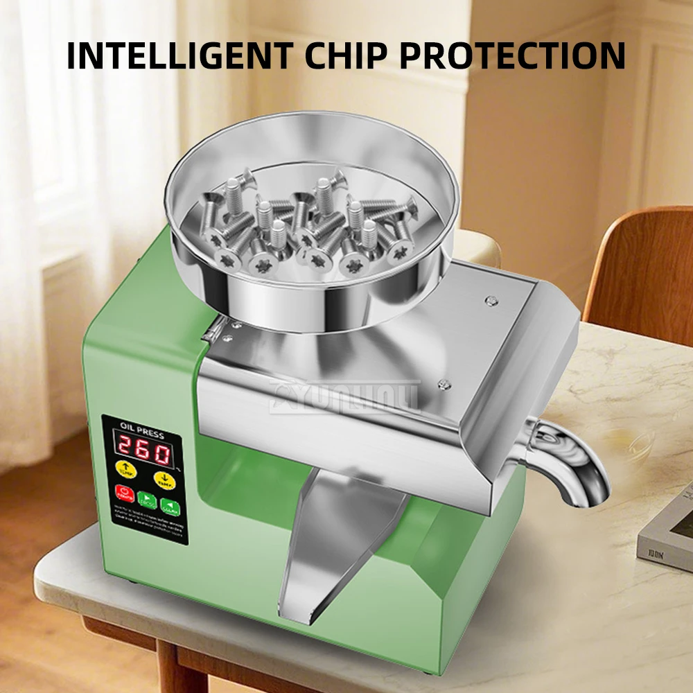 Household Intelligent Oil Press Machine Small Oil Prensado Aceite Wyciskarka Oleju Extracteur D'huile D'arachide
