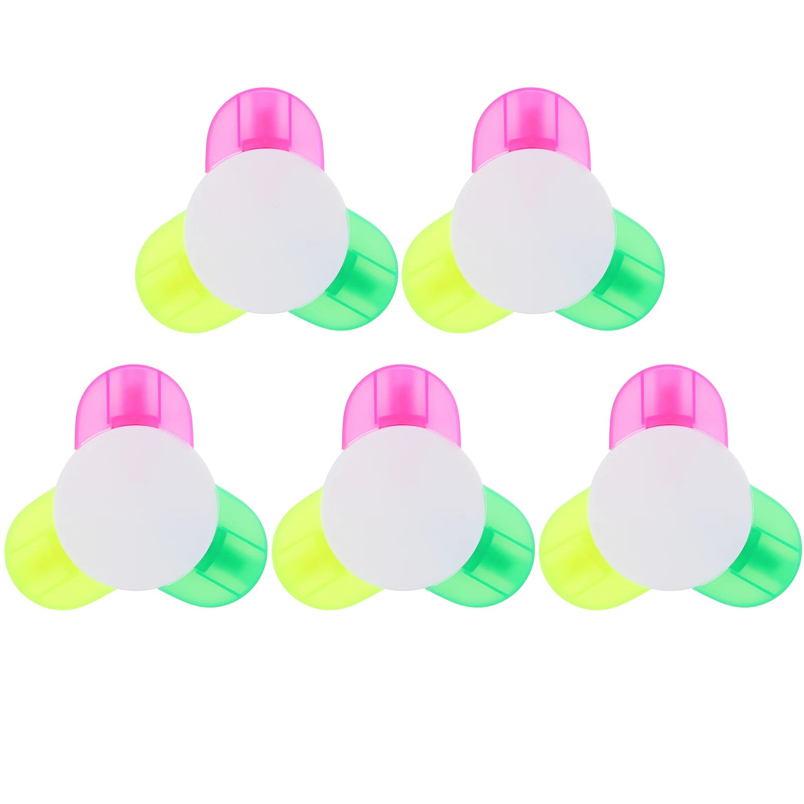 

5 Pcs Highlighter Journaling Pens Portable Note Taking Markers Colored Student Stationery Plastic Watercolor