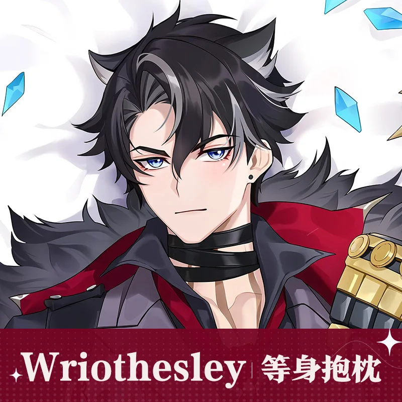 Anime Dakimakura Genshin Impact Character Wriothesley DIY Personalized Home Bedding Hing Body Pillow Cover Case Dropshipping