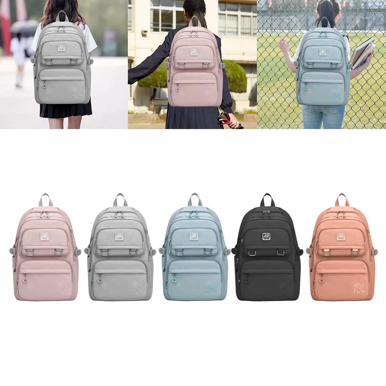 

Женский рюкзак Легкие сумки Книжная сумка Сумка на плечо Рюкзак для ноутбука