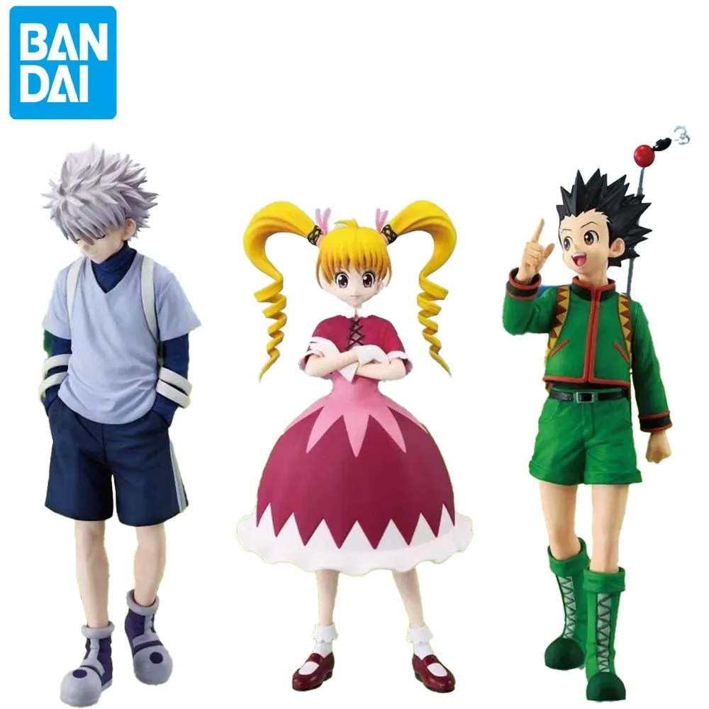 

In Stock Bandai hunter×hunter Ichiban KUJI GON·FREECSS Killua Biscuit Hisoka Anime Figure Collectible Model Toys Gifts