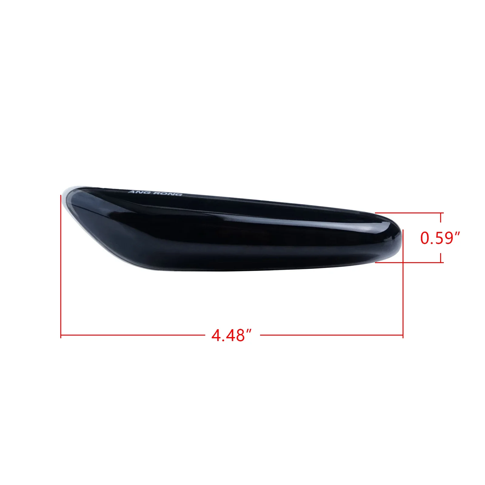 ANGRONG 앰버 LED 사이드 마커 표시등, BMW E46 E60 E61 E82 E87 E91 E92 E93 용, 2x