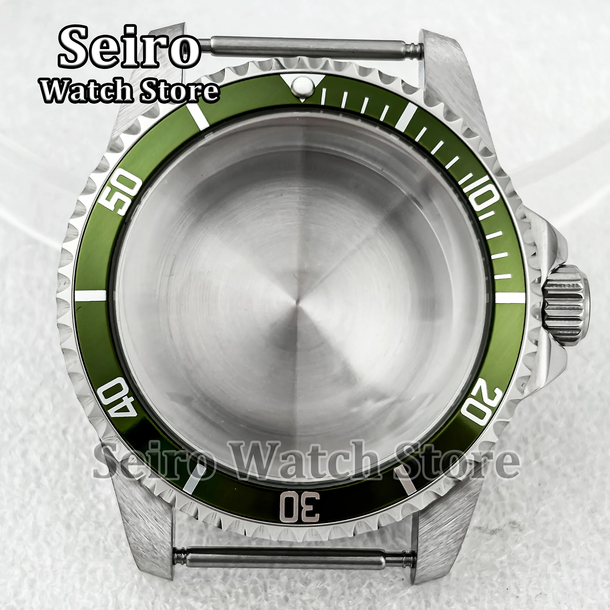 39MM NH35 Case Vintage Restro Stainless Steel Arcylic Bubble Glass 100M Waterproof Watch Parts for SUB NH36 Movement Accessories