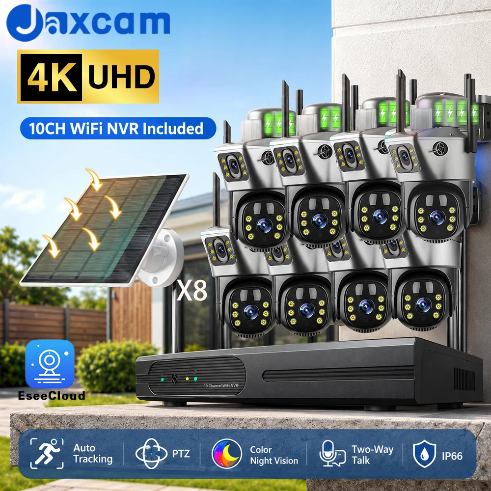 Nvr Kit 8 Channel - Комплект 4K 8МП PTZ-камер с двумя