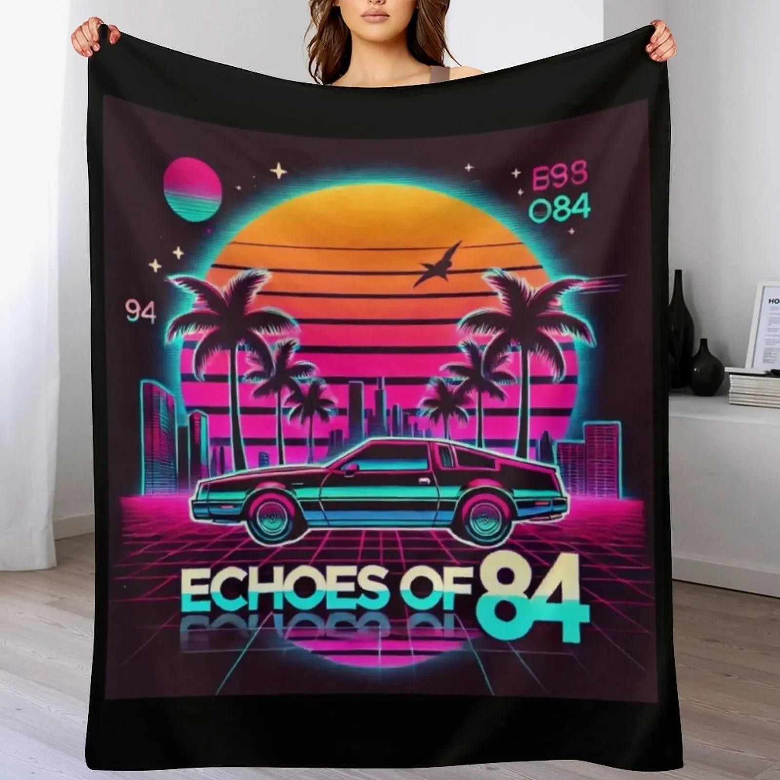 Echoes of 84 Throw Blanket Soft Plush Blanket as Housewarming Gift