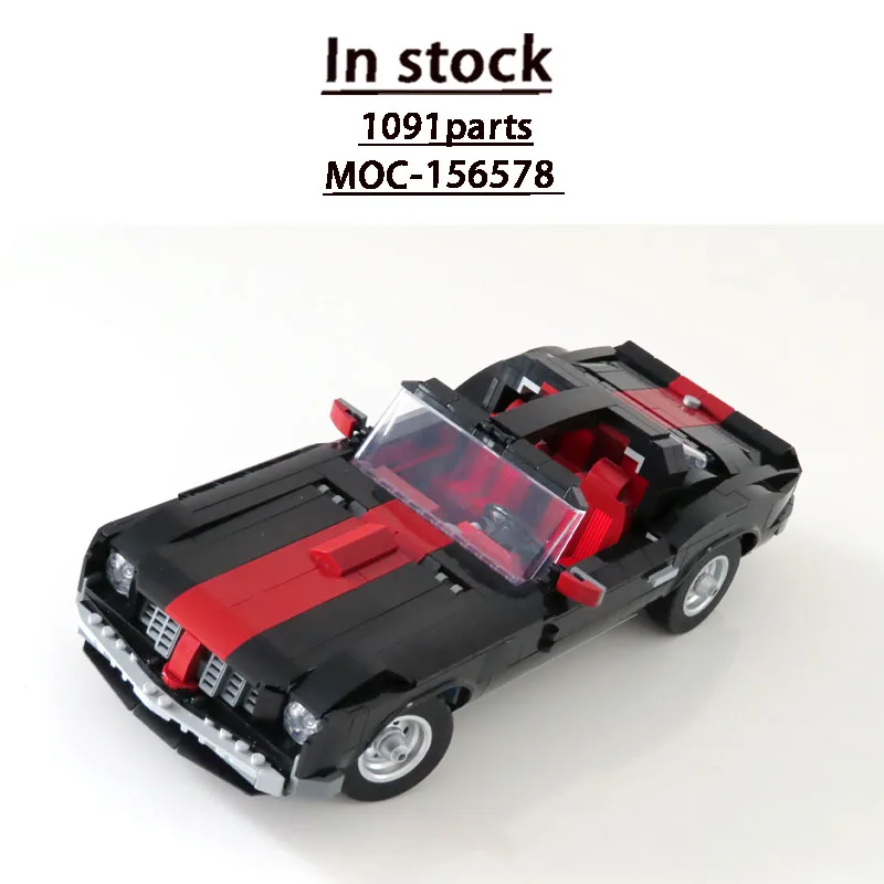 

MOC-156578 New City Sports Supercar Racing Building Block Model 1091Parts MOC Creative Boys Children Birthday Christmas Toy Gift
