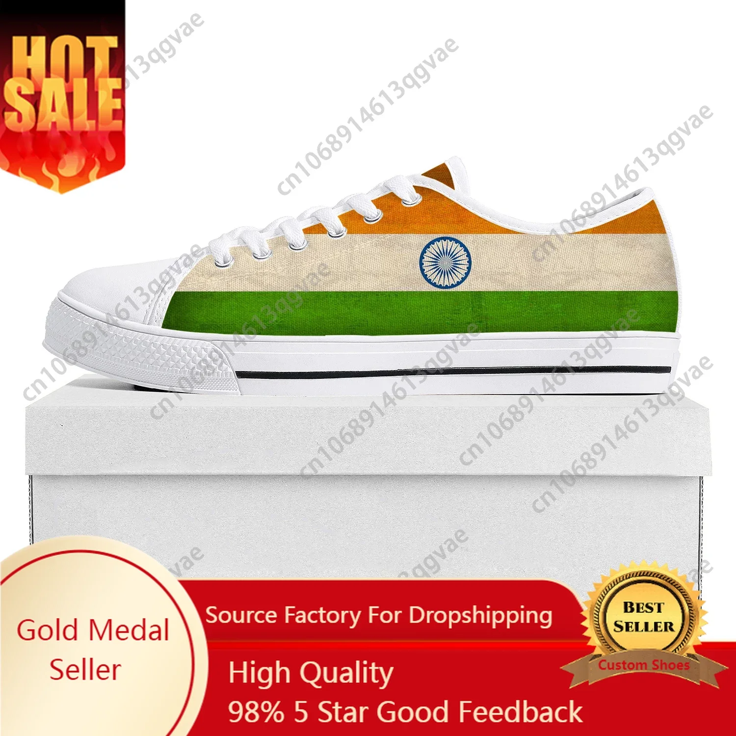 

Indian Flag Low Top High Quality Sneakers Mens Womens Teenager Canvas Sneaker India Prode Casual Couple Shoes Custom Shoe