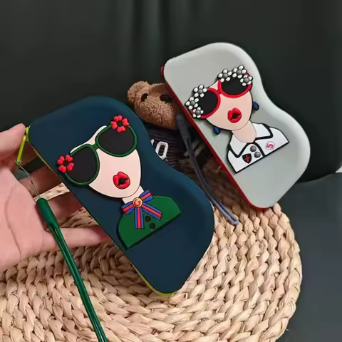 Multifunctional Silicone Glasses Bag Small Items Bags Waterproof Eyeglasses Box Cosmetic Coin Bag Dustproof Storage Bags