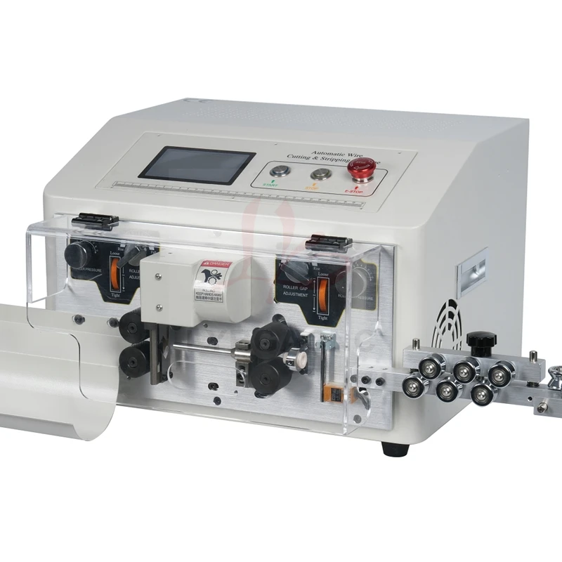 SWT608-JE2S อัตโนมัติ Peeling Wire Stripper ตัดเครื่อง 0.1-10mm2 AWG7-AWG28 220V 110V Touch Screen Control