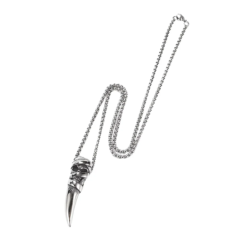 

Skull Pendant Exquisite Necklace Jewelry Accessory Delicate Premium Material Gift Stainless Steel