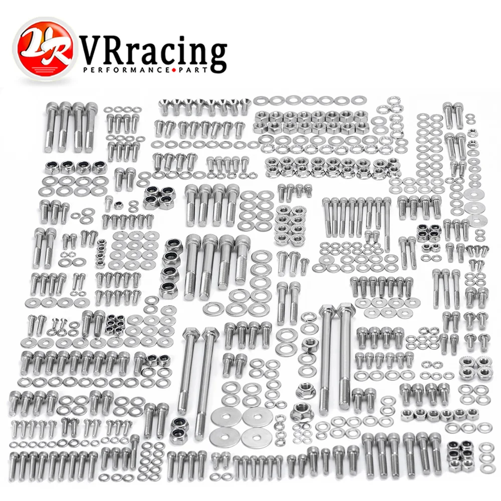

662Pcs 304 Stainless Steel ATV Bolt Screw For Yamaha YFZ 350 Banshee Rear Brake & Pusher Bolts Throttle Mount & Cover Bolts