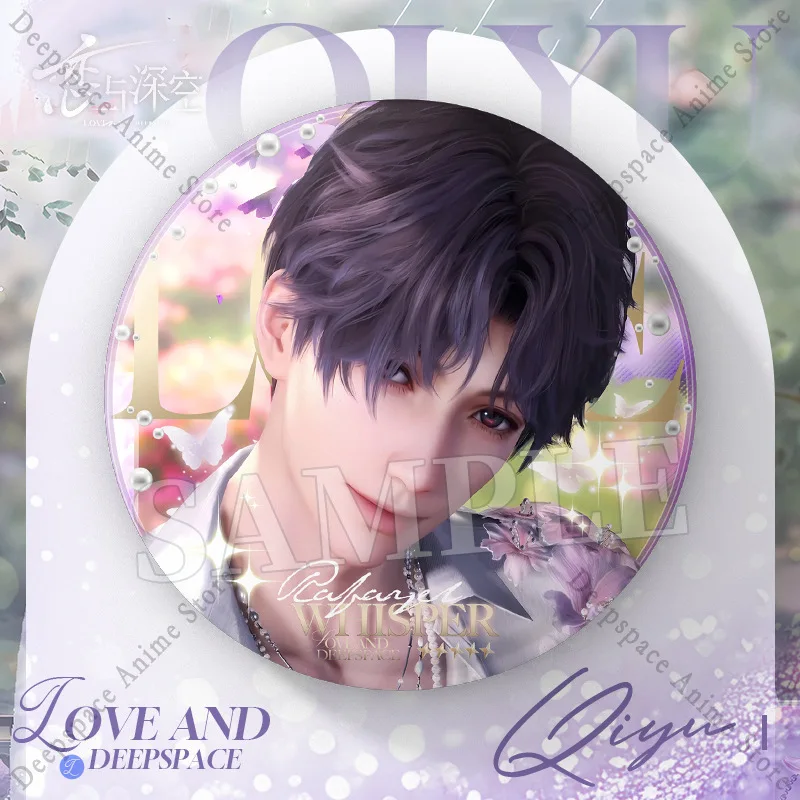 لعبة الحب والفضاء العميق سيلوس رافاييل زين كازيفير كاليب أنيمي تأثيري الربيع والزهرة 75 مللي متر شارة بروش شعار دبوس ديكور هدية