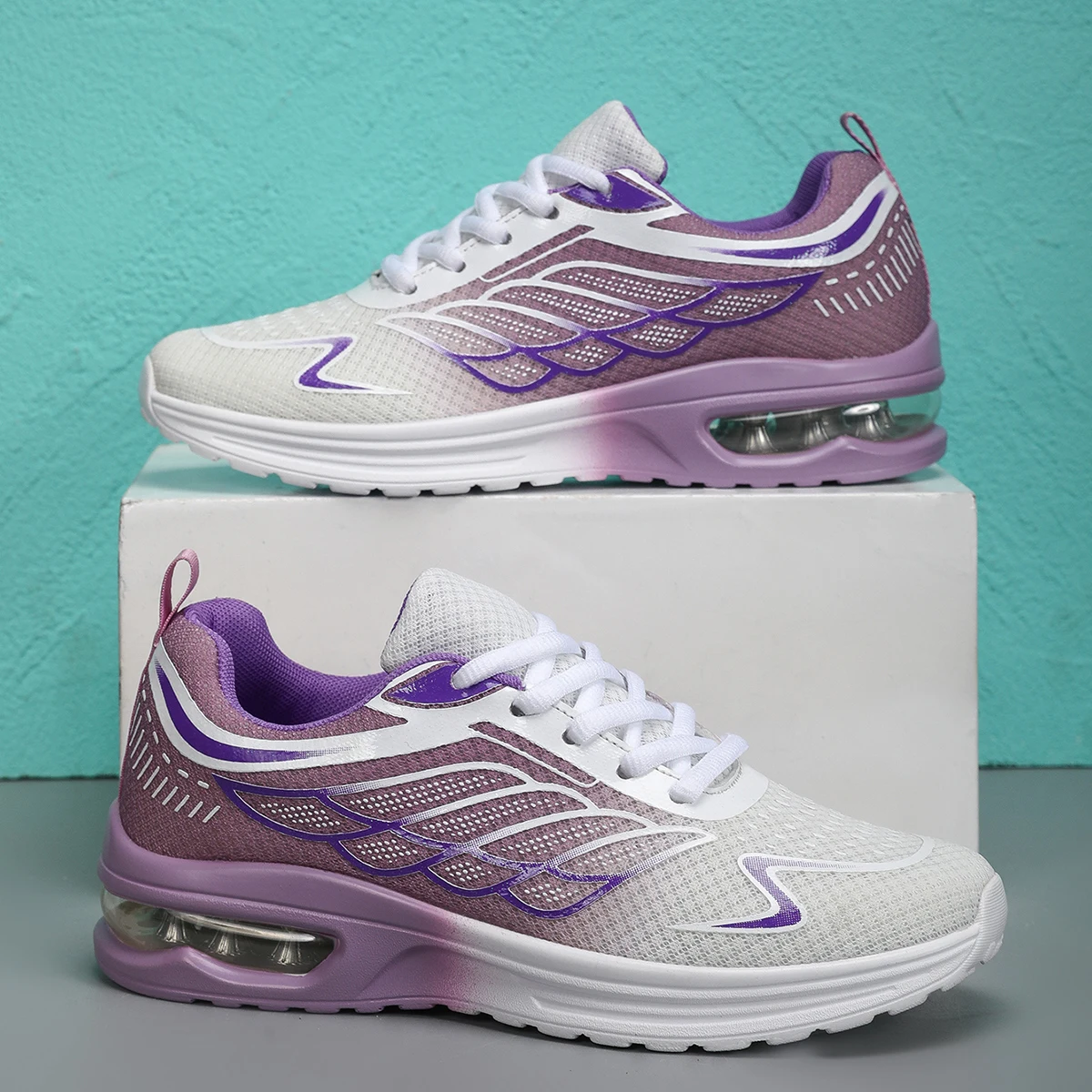 Женская обувь, дышащие легкие удобные кроссовки с сеткой, модная повседневная спортивная обувь большого размера, осенняя новая обувь на воздушной подушке