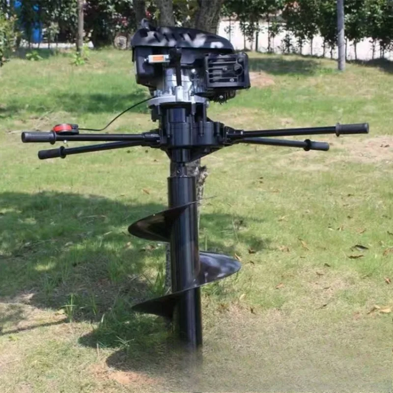 Small  planting and digging machine Multifunctional vegetable garden fertilization Drilling machine Engineering drilling machine