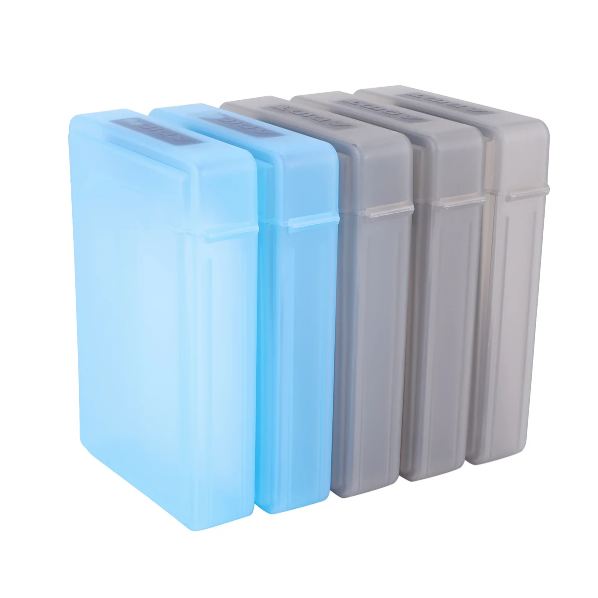 Y06A 5 PCS 3.5 "Portable IDE Sata HDD External Case Hard Drive Case Hard Case Plastic Protection case
