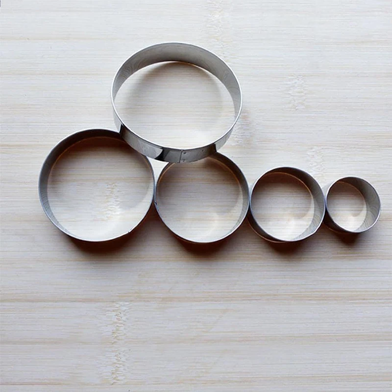 5 قطعة التعميم البسكويت قالب أدوات الخبز DIY بها بنفسك البسكويت قالب الفولاذ المقاوم للصدأ قطع يموت أدوات المطبخ المنزلية الطبخ الحلوى TMZ #2