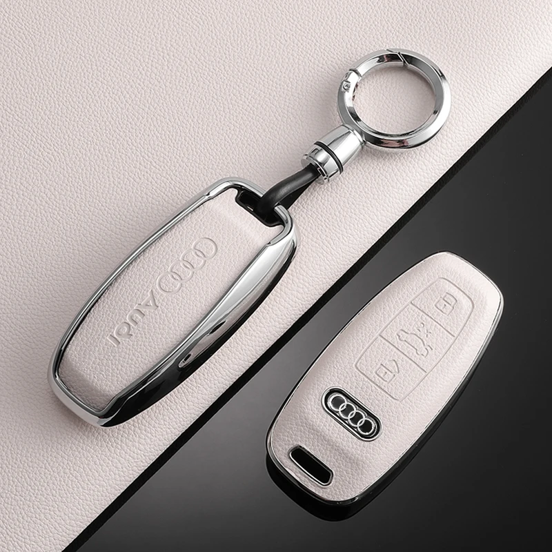 Soft TPU Car Remote Key Case Cover Keyless Protection Shell Fob for Audi A3 A4 B9 A6 A7 4K A8 E-tron Q5 Q8 C8 D5 SQ8 Accessories