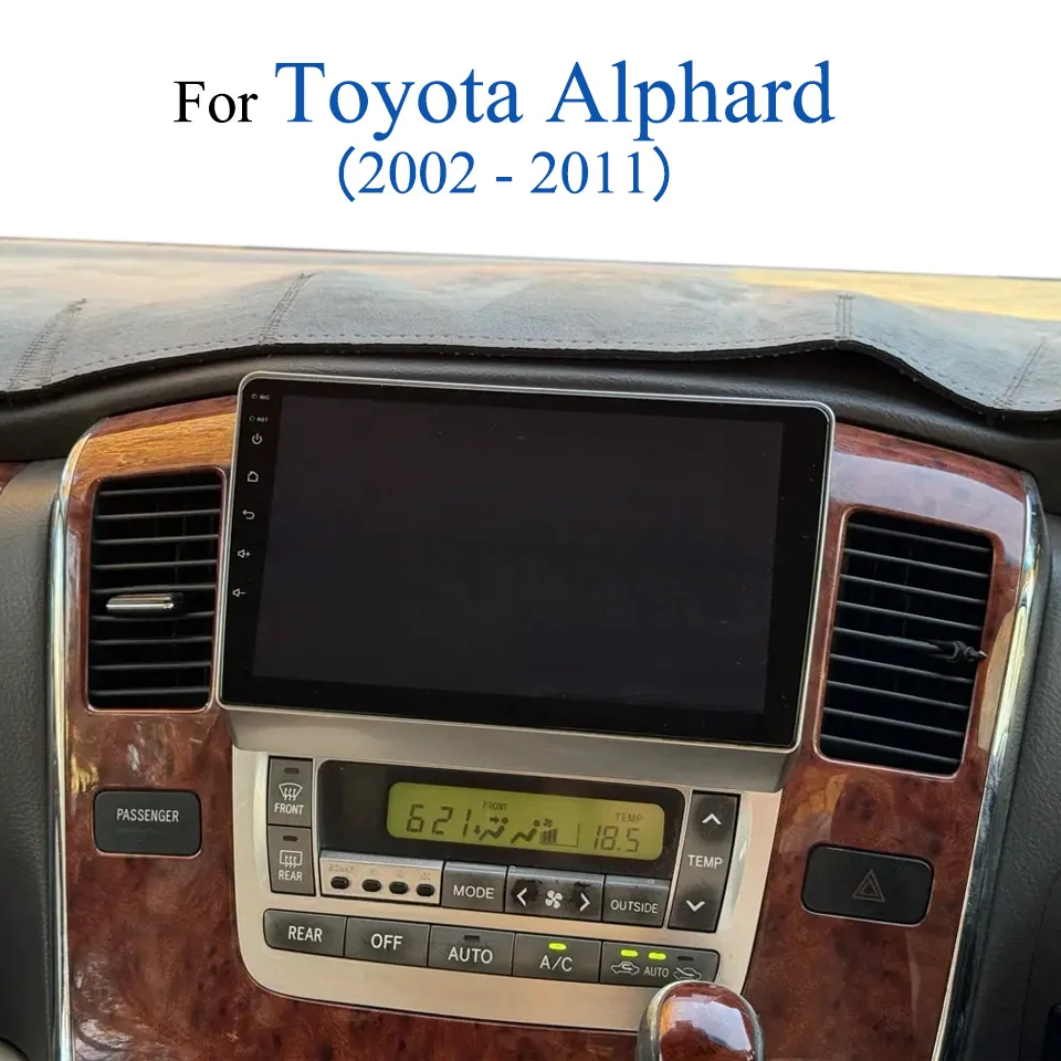 Android 14 8G 128B Car Radio Stereo Tape For Toyota Alphard 2002 2005 2007 2009 2011 Autoradio Video Audio HU GPS Navi Monitor