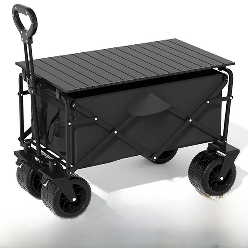 outdoor-camping-hand-pushable-stacking-large-picnic-campground-cart-portable-shopping-cart-vegetable-buying-stall-stall