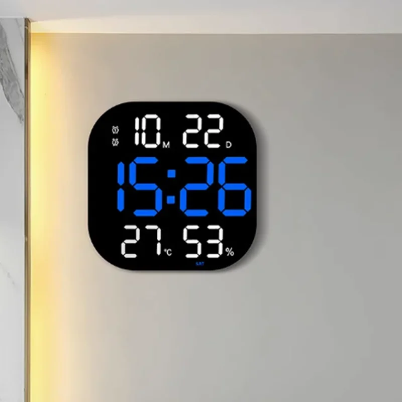 Modern Numerals Orange Wall Clocks Unique Design Classic Wall Clock Digital Luxury Cute Metal Horloges Murales Home Decor