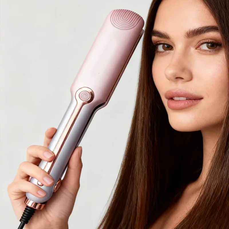 Professional Hair Straightener Adjustable Heat Ceramic Coated Plates For All Hair Types Smooth Styling Salon For Women Home Gift