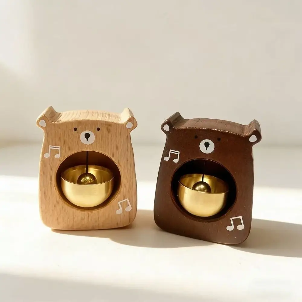 Magnetic Bear Doorbell Detachable Design Delightful Sound Creative Doorbell Animal Shaped Rust-Proof Wind Chime Doorbell