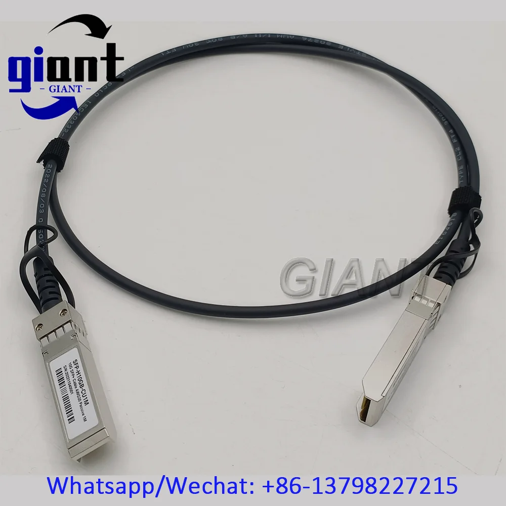 5pcs Passive 10G SFP+ DAC Cable 10G SFP+ 1M 30AWG, PVC, 10G-DAC-1M Direct Attach Copper Twinax Cable Compatible Cisco Huawei