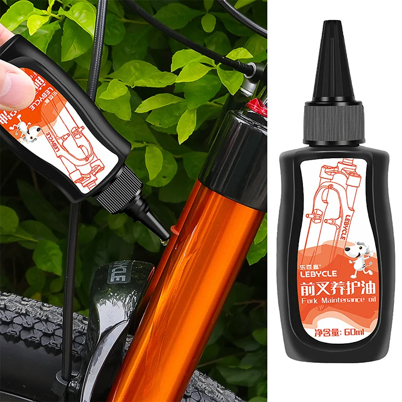 60ML Bicycle Grease Mountain Bike MTB Front Fork Shock Absorber Oil Silicone Oil Front Rear Bicycle Lubricant Oil Maintenance