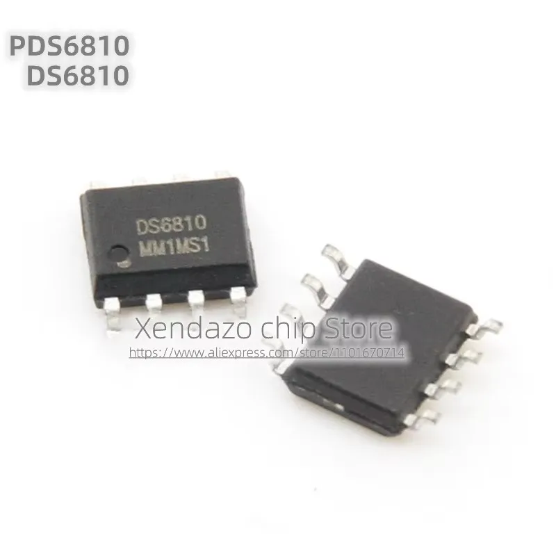 10pcs/lot PDS6810 DS6810 N-Channel 60v4.5a FET Sop-8 packaging