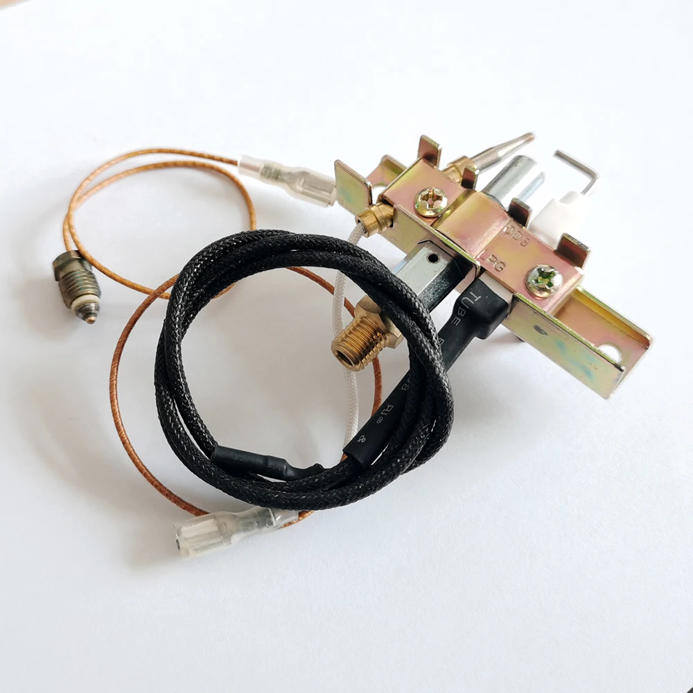 BEHAIVAN LPG Gas Room Heater Pilot Burner Assembly Parts Thermocouple Safety Device Ignition Component LPG Electrical Accessory