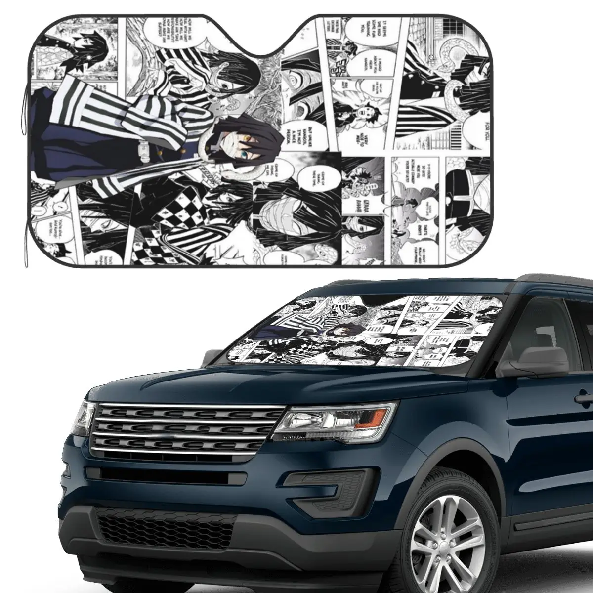 

Demon Slayer Iguro Obanai солнцезащитный козырек лобовое стекло автомобиля переднее лобовое стекло окно солнцезащитный козырек аксессуары чехлы