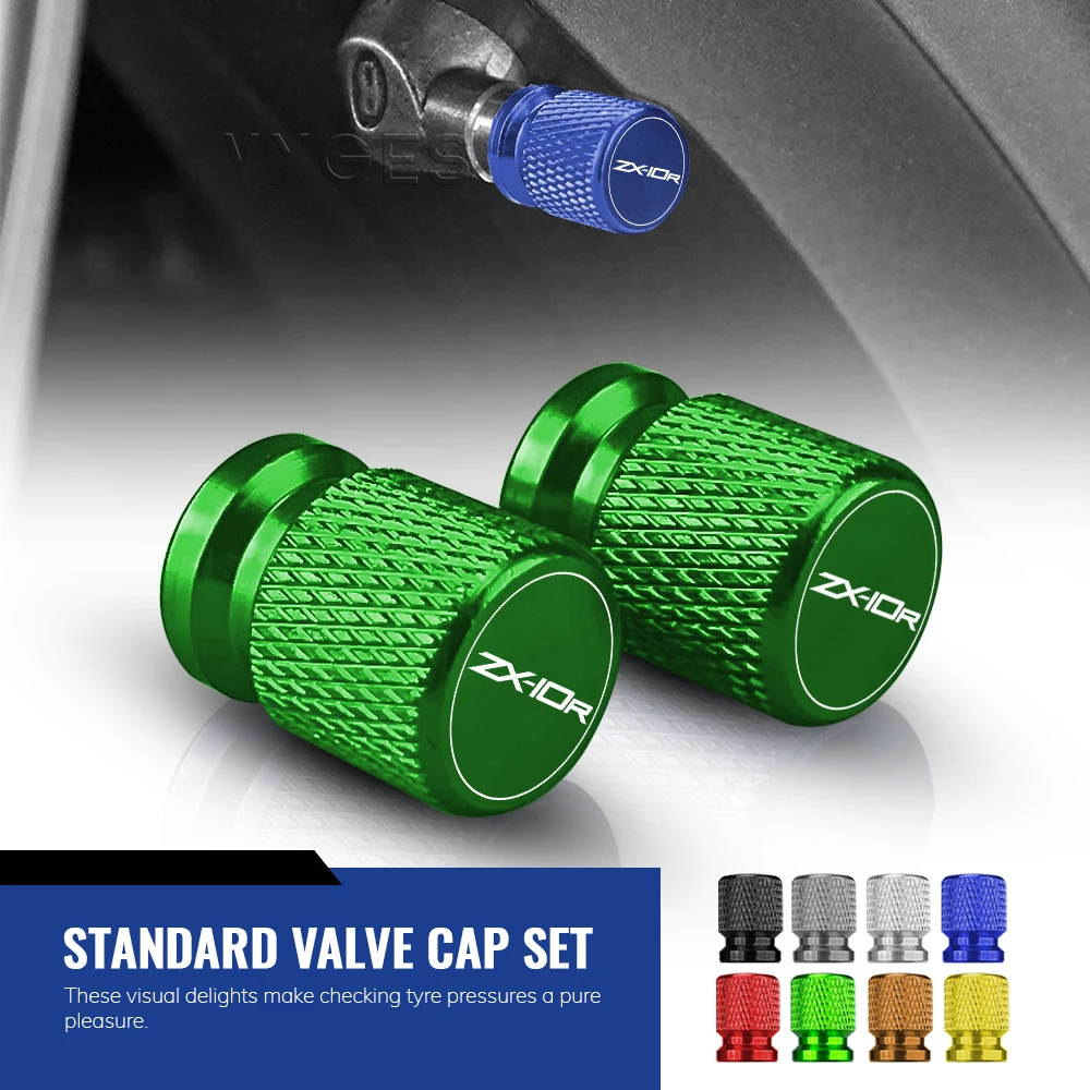 Motorcycle Standard Valve Cap Set Tire Caps Set For Kawasaki Ninja ZX 10R ZX10R Ninja ZX 10RR ZX10RR