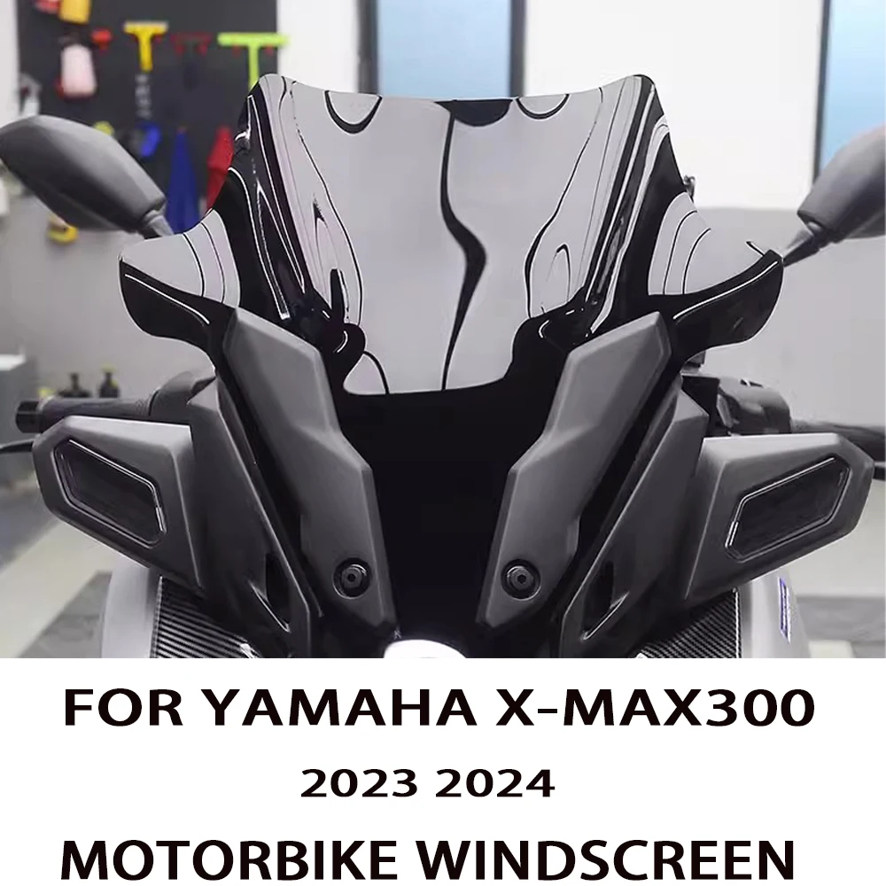 

for Yamaha X-MAX300 2023 2024 Motorcycle Windshield X-MAX 300 Accessories Windscreen Front Wind Deflector Guard XMAX300 XMAX 300