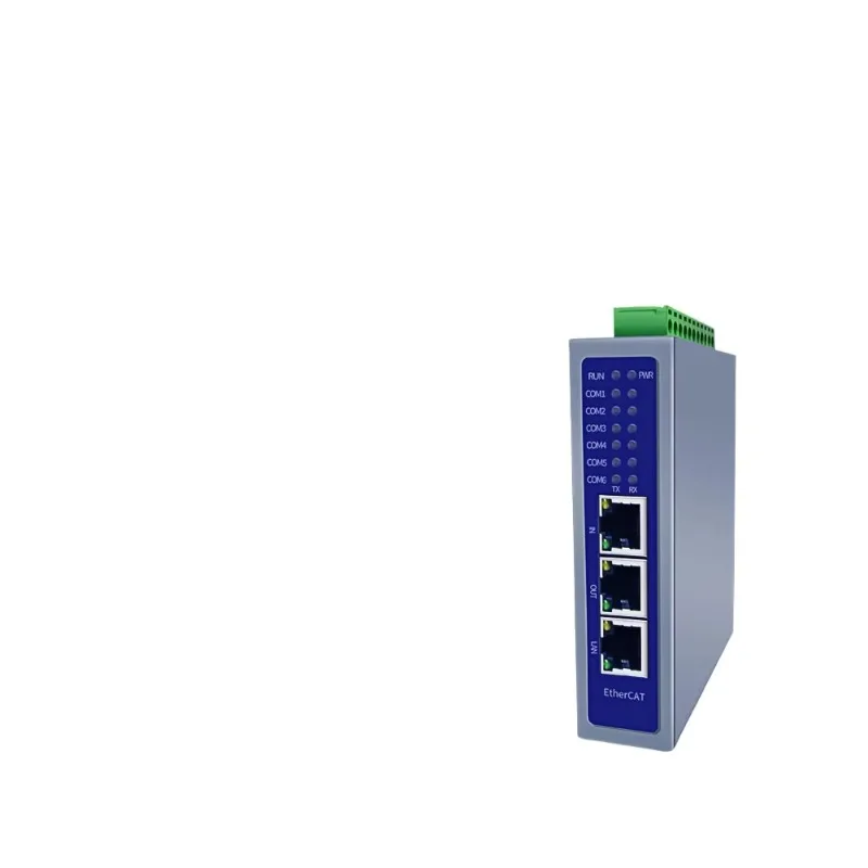EtherCAT to Modbus485 RTU gateway with fast multi-channel synchronous acquisition speed without programming