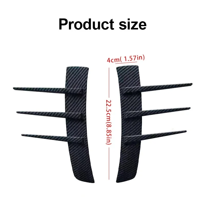 Universal Motors Fender Decoration Car Anti-scratch Anti-collision Decoration Sticker ABS Car Simulation Outlet Side Sticker