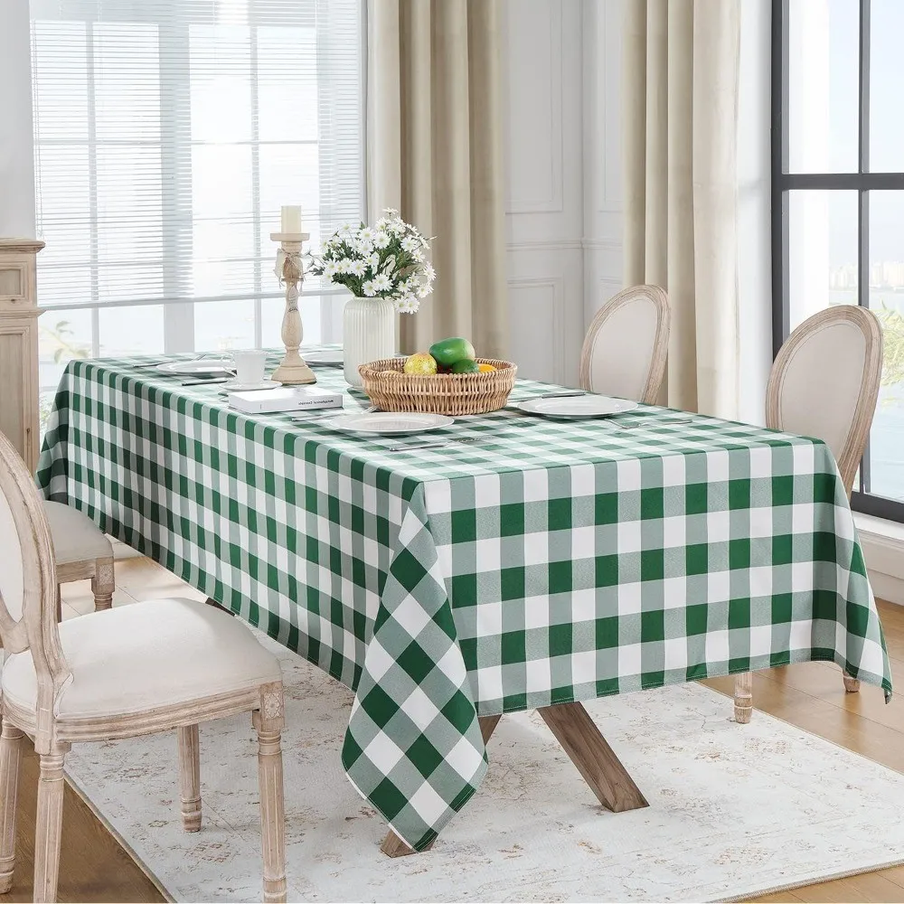 1pc Checkered Tablecloth - Buffalo Check Tablecloth - Washable Tablecloth - Suitable for Picnics, Camping, and Outdoor Usezyc