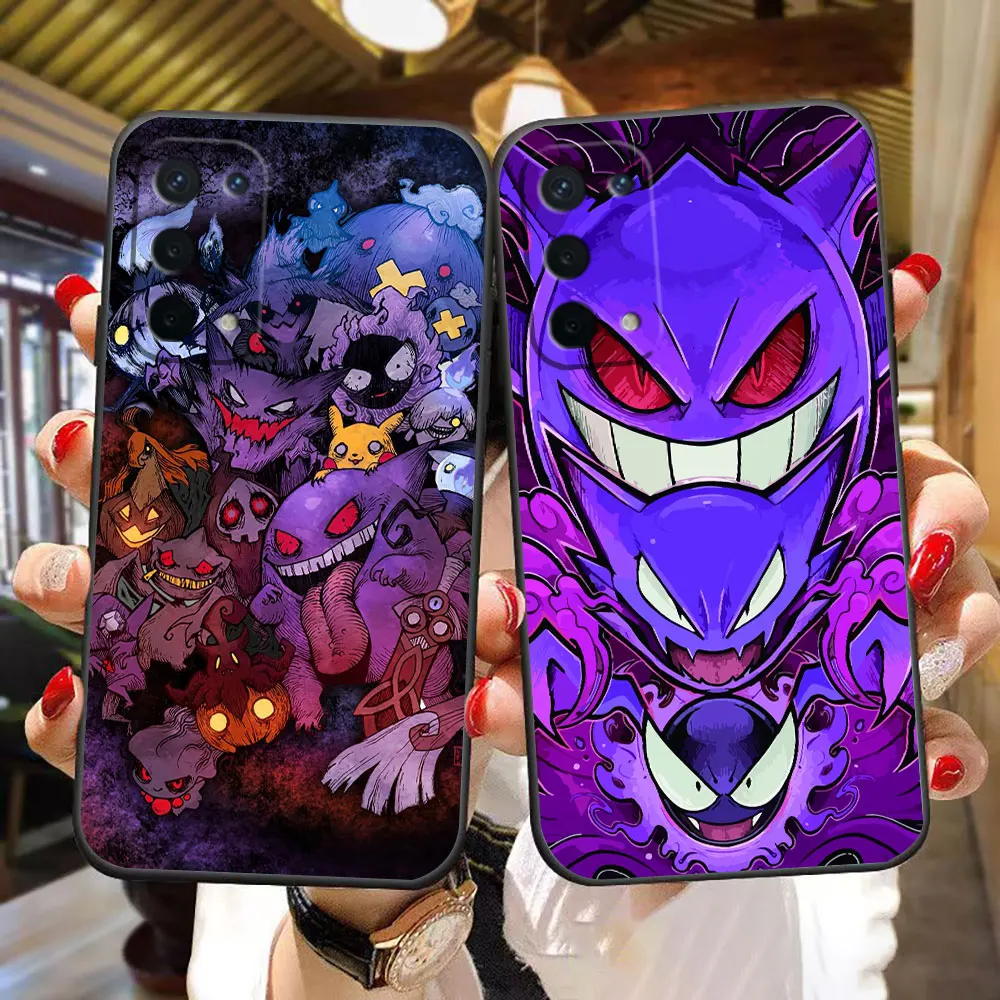 P-Pikachu P-Pokemon G-Gengar Cover Phone Case For OPPO RENO 11 11F 10 8 8T 7 7Z 6 6Z 5 5F 4F 4 LITE Pro plus TPU Case Funda Capa