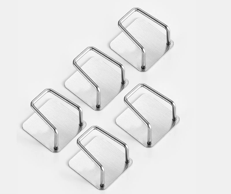 New Stainless Steel Sponge Rack Free Punch Household Kitchen Supplies Pool Steel Ball Scouring Pad Drain Rack KitchenAccessories