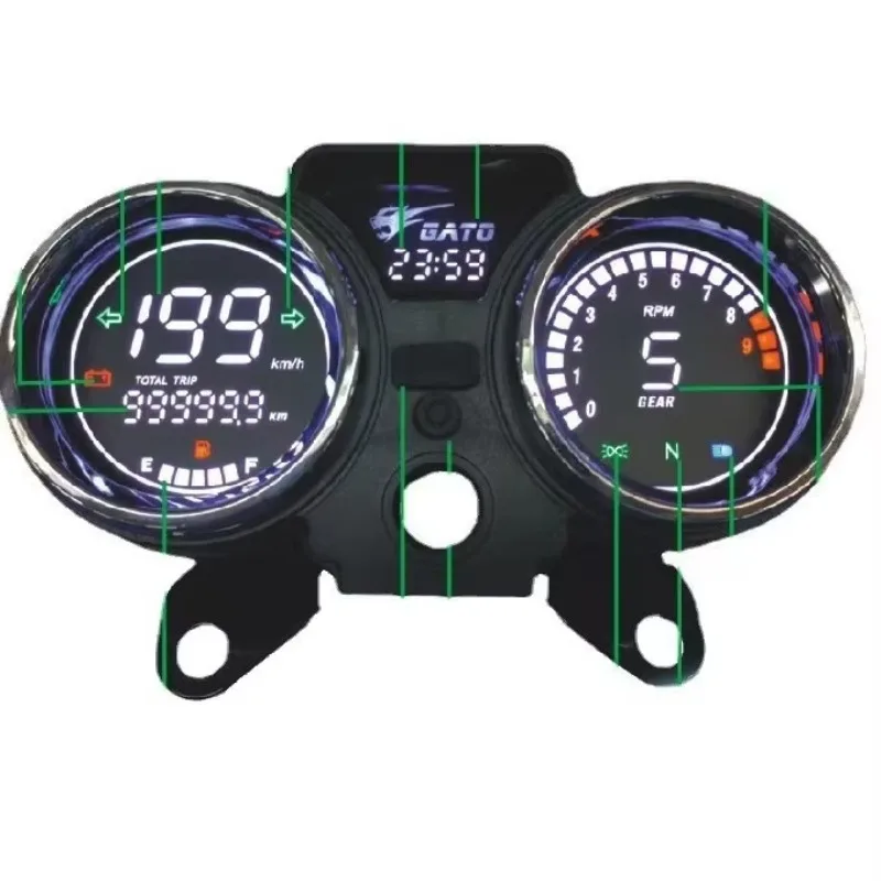 Hot Sale  Motorcycle Digital Instrument Panel