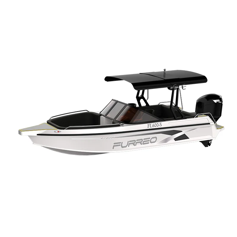 قارب رياضي من الألومنيوم بحالة جديدة لصيد الأسماك والرياضات المائية #1