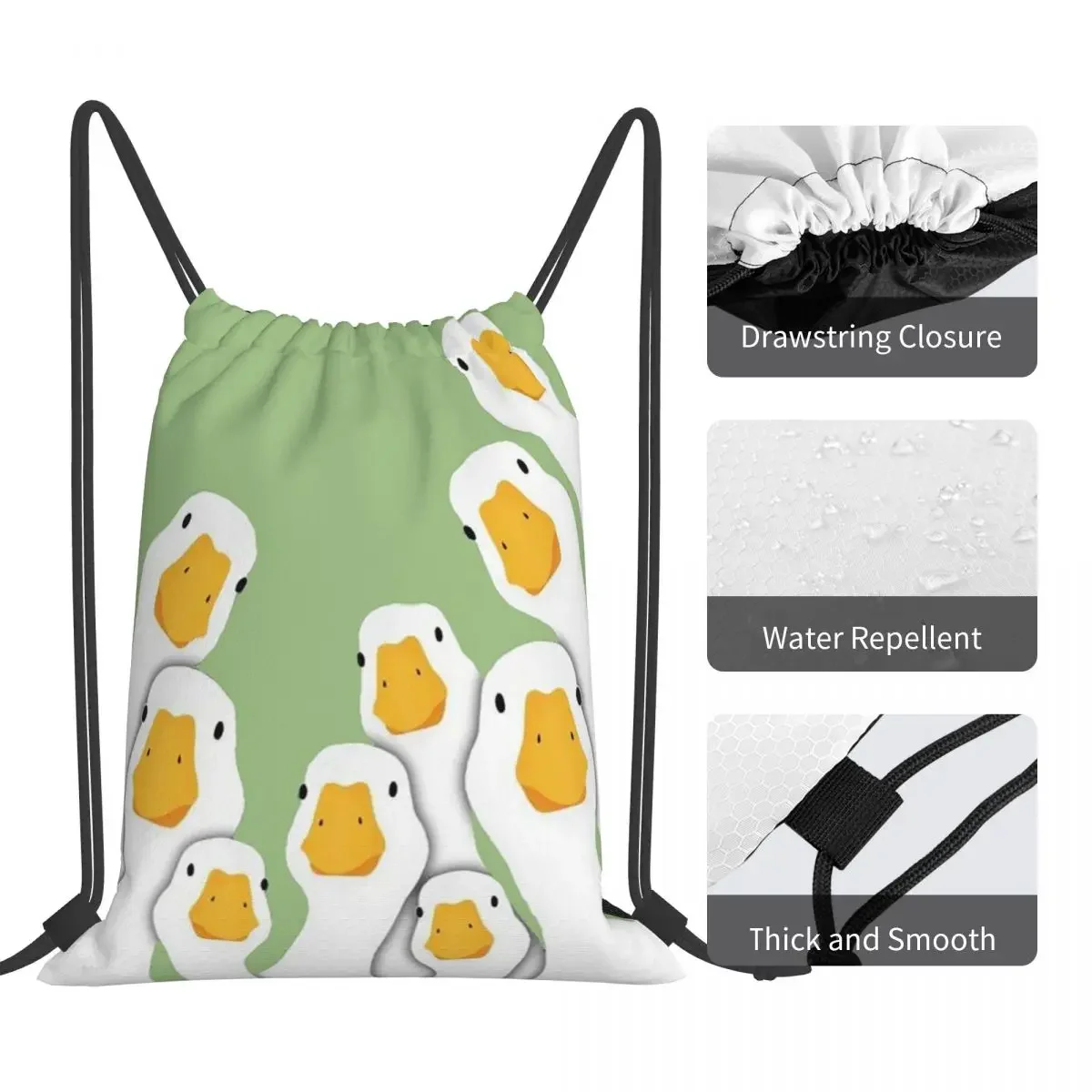 حقائب ظهر على شكل حيوانات أوزة شعبية كرتونية متعددة الوظائف حقائب برباط محمولة حقيبة أشتات حقائب كتب للطلاب والرجل والمرأة