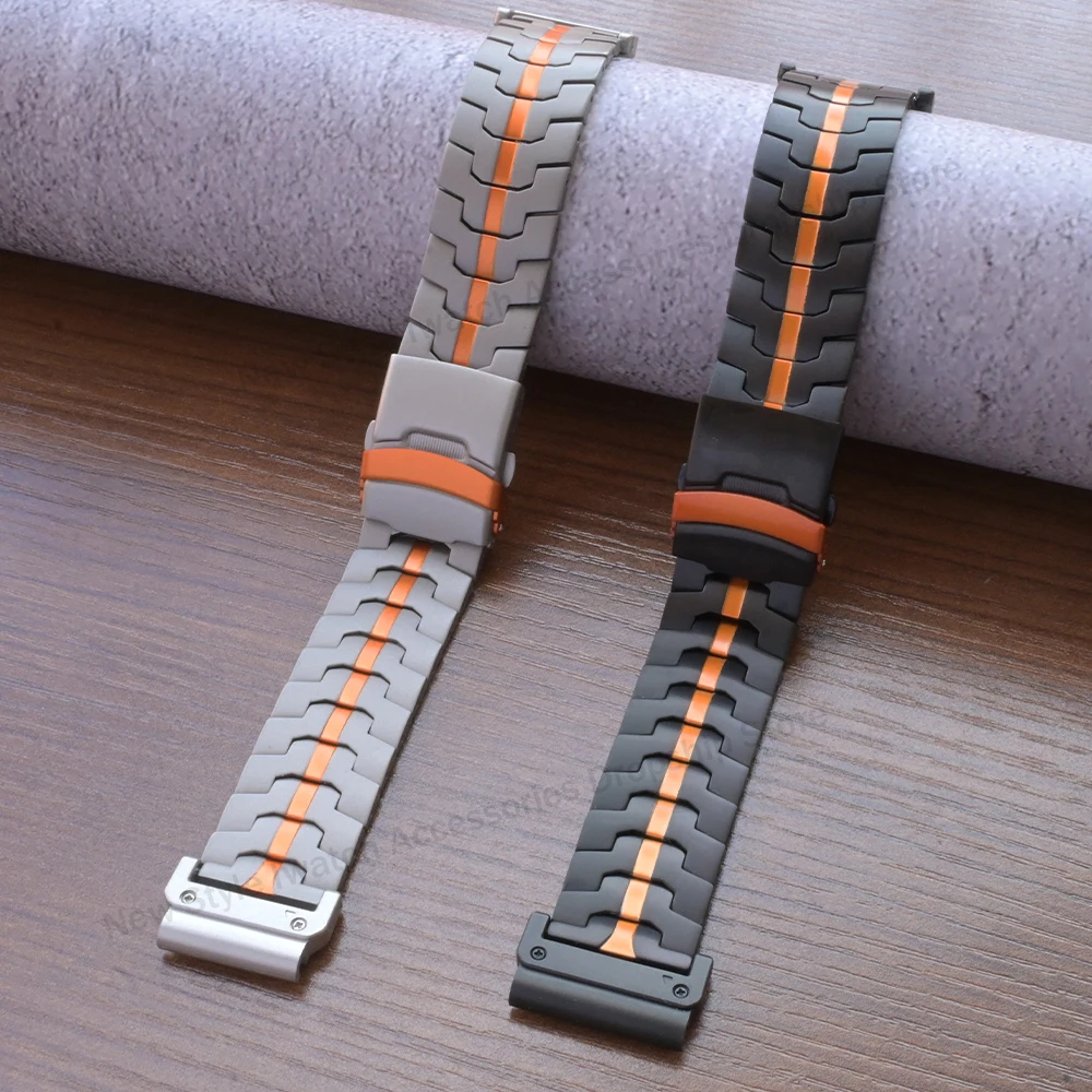 22 مللي متر 26 مللي متر سوار فولاذي غير قابل للصدأ لساعة Garmin Fenix 8 7X Pro 51 مللي متر 6Pro 5Plus إندورو 3 حزام معدني لحزام Garmin Instinct 2X