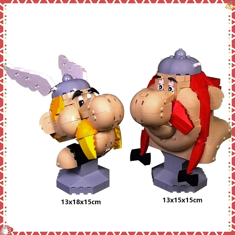 مجموعة مكعبات بناء قرية غاول لتقوم بها بنفسك تجميع أستريكسيد كوميك هيرو أوبليكسد لعبة تعليمية إبداعية هدية للأطفال والكبار والأولاد