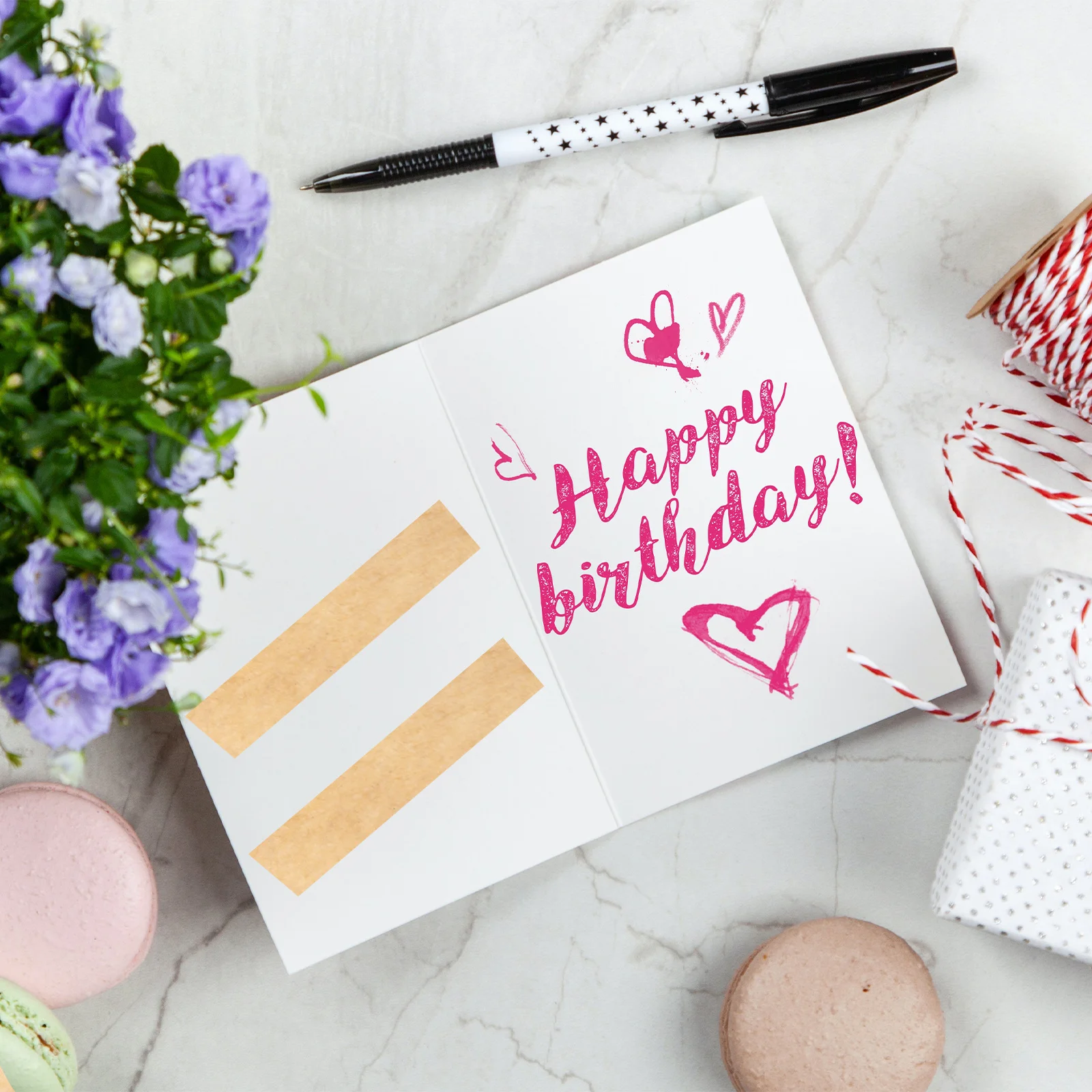 

5 pcs Kraft Paper Tape Self-Adhesive Waterproof Tearable For Diy Crafts Packaging Gummed Tapes Carton Sealing Transport