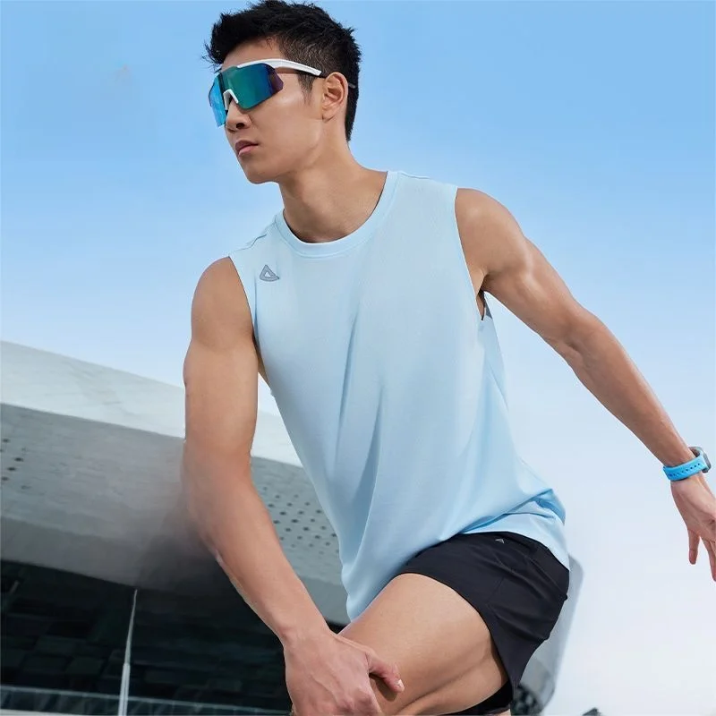 

Спортивный комплект Peak No Sve Qui Dry, дышащий тренировочный жилет для бега, спортивный жилет DF5200, повседневная летняя одежда