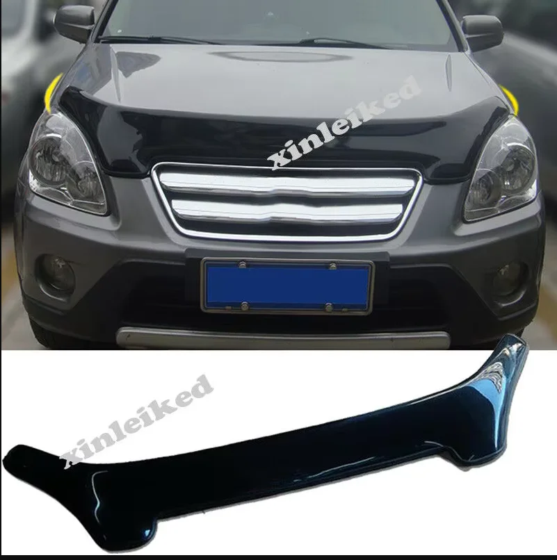 

Для Honda CRV CR-V 2002-2006 черный акриловый капот, защита капота, декоративная накладка
