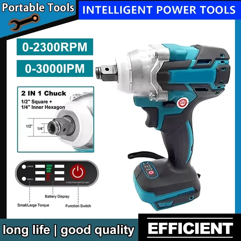 

Подходит для отвертки Makita DTW600, бесщеточная электрическая отвертка, перезаряжаемая дрель, совместимая с аккумулятором 18 В