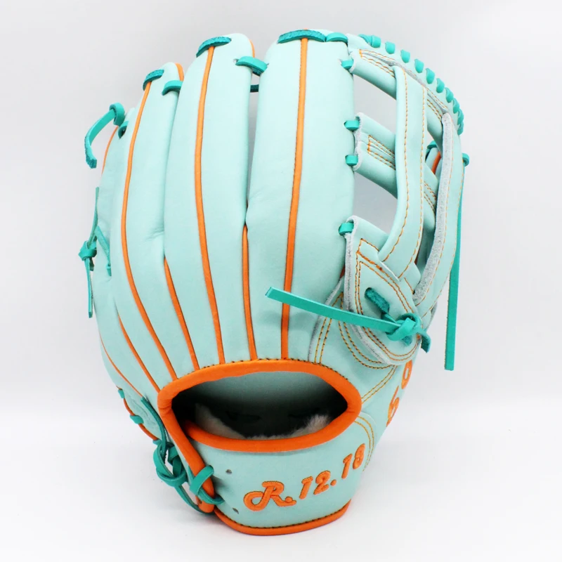 Mint Green Baseball and Softball Gloves Custom Professional Kip Leather Baseball